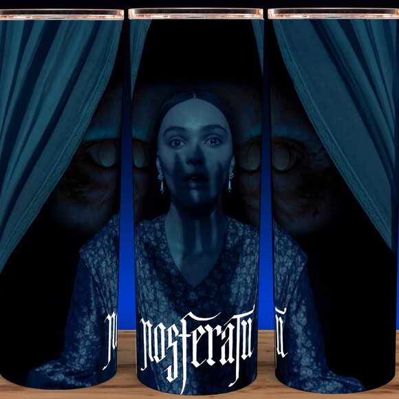 Nosferatu Ellen Hutter and Count Orlok Cup Mug Tumbler - Picture 1 of 3